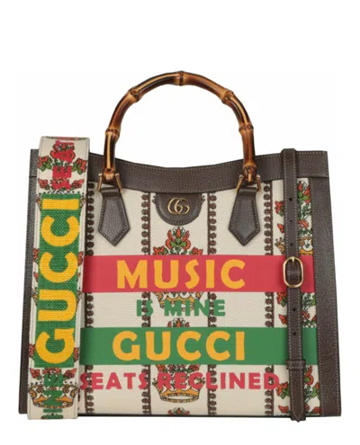 Pre-owned Gucci Women's  Music Is Mine Diana Tote In Multi