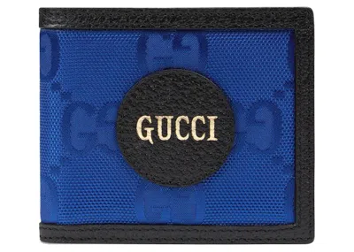 Pre-owned Gucci Women's  Off The Grid Billfold Wallet In Blue