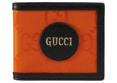 Pre-owned Gucci Women's  Off The Grid Billfold Wallet In Orange