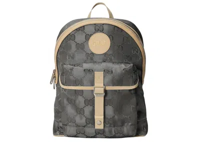 Pre-owned Gucci Women's  Off The Grid Gg Backpack In Dark Grey