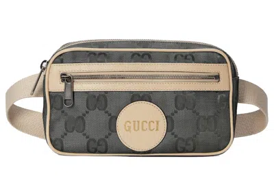 Pre-owned Gucci Women's  Off The Grid Gg Belt Bag In Dark Grey In Gray