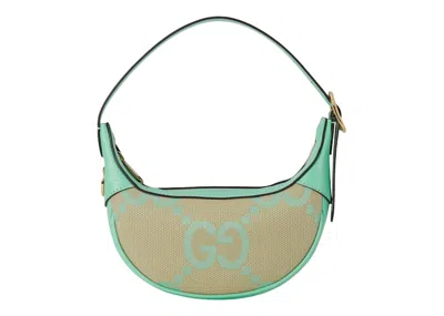 Pre-owned Gucci Women's  Ophidia Bag Mini Super G In Beige/mint In Multi