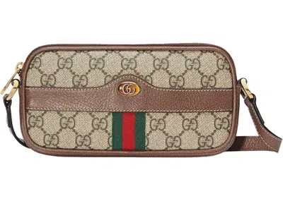 Pre-owned Gucci Women's  Ophidia Gg Bag Mini In Brown