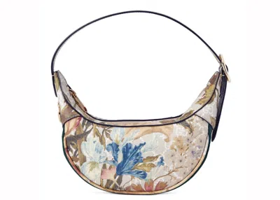 Pre-owned Gucci Women's  Ophidia Gg Flora Mini Bag In White