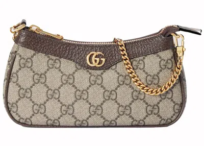 Pre-owned Gucci Women's  Ophidia Mini Bag In Beige