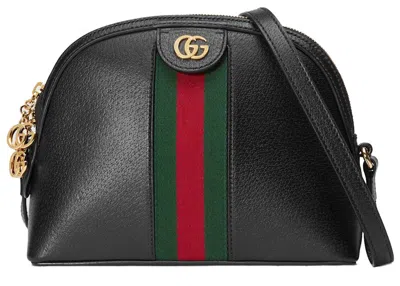 Pre-owned Gucci Women's  Ophidia Shoulder Bag Small In Black