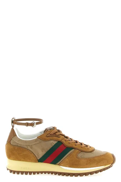 Gucci Women ' Re-motion' Sneakers In Brown