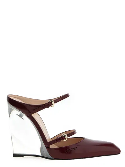 Gucci Women ' Rosso Ancora' Sabots In Red