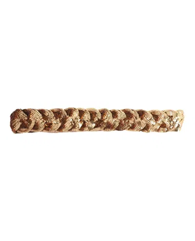 Pre-owned Gucci Women's  Sequin Headband In Rose Gold