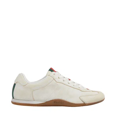 Gucci Elan Washed Leather Low-top Sneakers In Multi