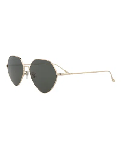 Pre-owned Gucci Women's  Square Rectangle Sunglasses/30013461001) In Gold/grey (gg1182s In Multi