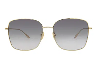 Pre-owned Gucci Women's  Square Sunglasses00370045) In Gold/grey (gg1030sk/30011827 In Multi