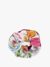 Gucci Printed Silk Twill Scrunchie In White