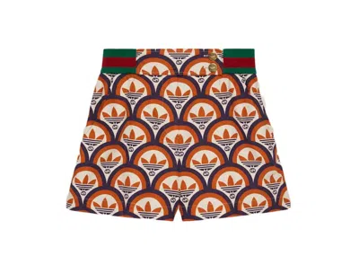 Pre-owned Gucci Women's  X Adidas Cotton Shorts In Orange