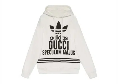 Pre-owned Gucci Women's  X Adidas Hoodie In White