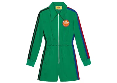 Pre-owned Gucci Women's  X Adidas Jumpsuit In Green