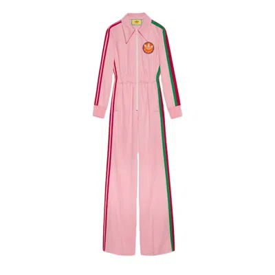 Pre-owned Gucci Women's  X Adidas Jumpsuit In Pink