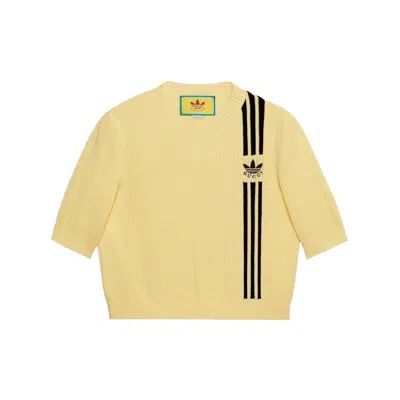 Pre-owned Gucci Women's  X Adidas Sweater In Yellow