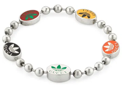 Pre-owned Gucci Women's  X Adidas Trefoil Boule Bracelet