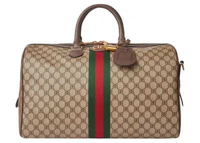 Pre-owned Gucci Women's  X Balenciaga The Hacker Project Medium Duffle Bag In Beige In Sand