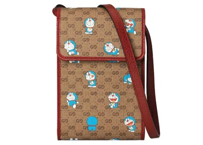 Pre-owned Gucci Women's  X Doraemon Bag In Ebony/beige