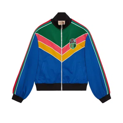Pre-owned Gucci Women's  X The North Face Cotton Jacket In Blue