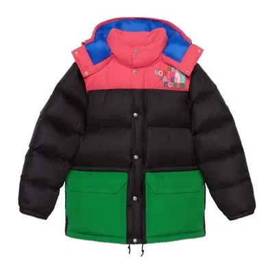 Pre-owned Gucci Women's  X The North Face Down Jacket In Black