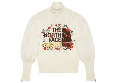 Pre-owned Gucci Women's  X The North Face Sweater In Ivory