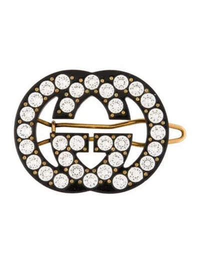 Pre-owned Gucci Women's Hair Clip In Black