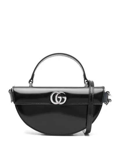 GUCCI GUCCI WOMEN HALFMOON LEATHER HANDBAG