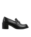 Gucci Women's Heeled Loafer With Horsebit In Black