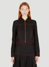 Gucci Hollywood Babylon-sequinned Denim Jacket In Black