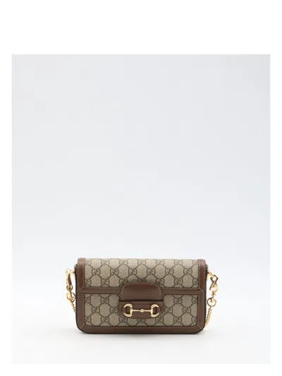 Gucci Women's Horsebit 1955 Beige/leather Bag | 75200292tcg In Sand