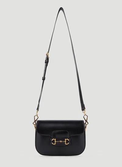 Gucci Women Horsebit 1955 Shoulder Bag In Black