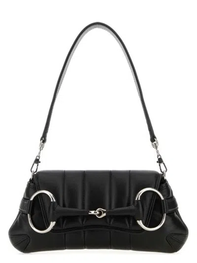Gucci Women's Horsebit Chain Small Bag In Black