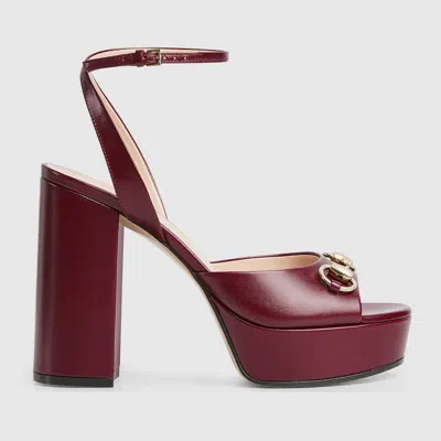 GUCCI GUCCI WOMEN'S HORSEBIT PLATFORM SANDAL