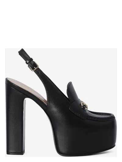 GUCCI WOMEN'S HORSEBIT PLATFORM SLINGBACK LOAFERS