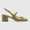 Gucci Women's Horsebit Pump In Green