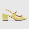 Gucci Women's Horsebit Pump In Yellow