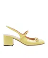 Gucci Women's Horsebit Pump In Yellow