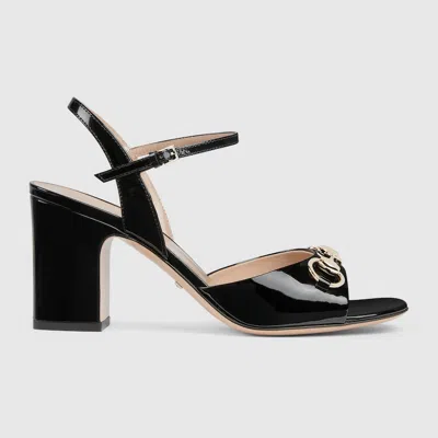 Gucci Women's Horsebit Sandal In Black
