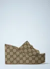 Gucci Women Horsebit Wedge Sandals