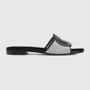 Gucci Slide Sandal With Interlocking G Detail In Black