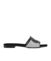 Gucci Slide Sandal With Interlocking G Detail In Black