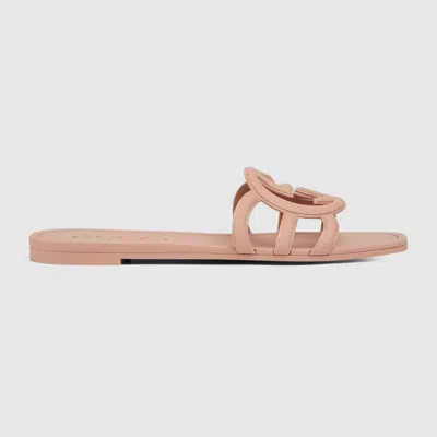GUCCI GUCCI WOMEN'S INTERLOCKING G SLIDE SANDAL