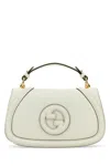 Gucci Women Ivory Leather  Blondie Handbag
