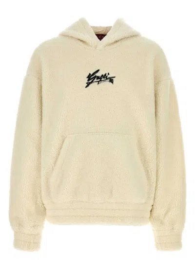 GUCCI WOMEN'S IVORY TEDDY SWEATSHIRT