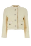 Gucci Women Wool Jacket In White