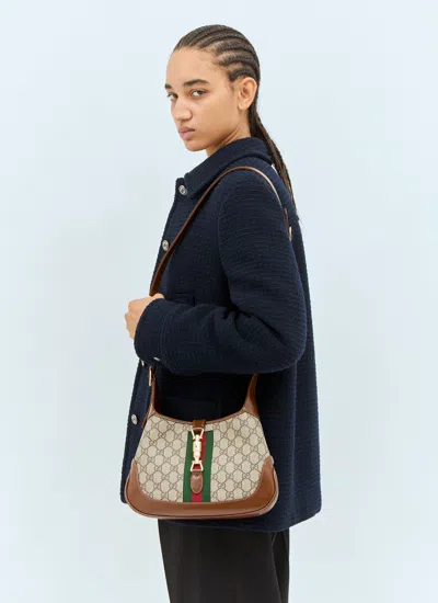 Gucci Women Jackie 1961 Small Shoulder Bag In Brown
