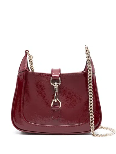 Gucci Women Jackie Notte Patent Leather Mini Bag In Multi